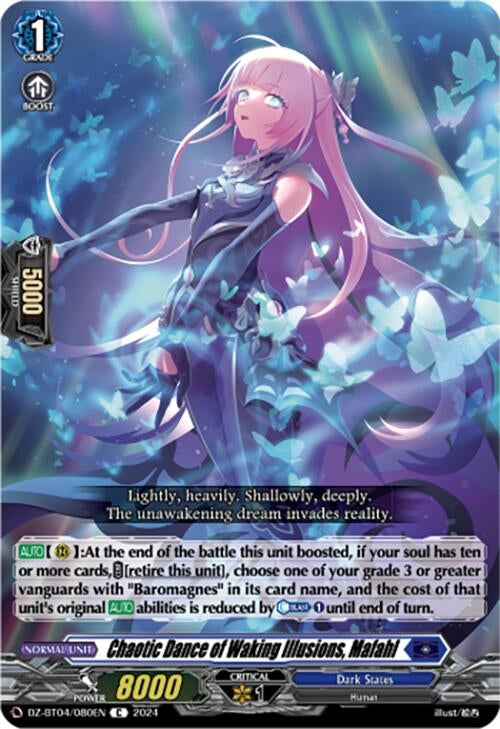 Chaotic Dance of Waking Illusions Mafahl (4080) [DZ-BT04] - Cardfight Vanguard Single