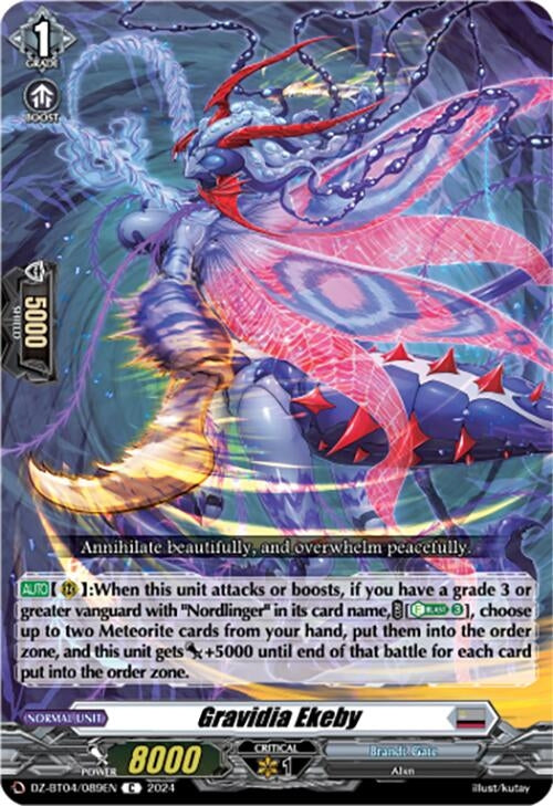 Gravidia Ekeby (4089) [DZ-BT04] - Cardfight Vanguard Single