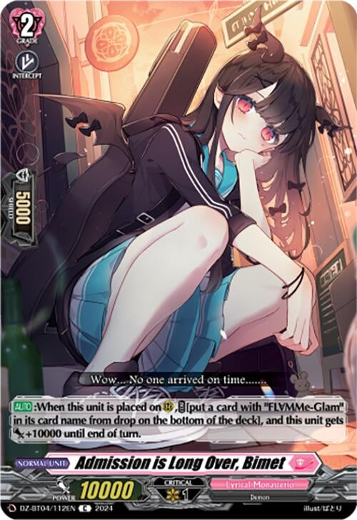 Admission is Long Over Bimet (4112) [DZ-BT04] - Cardfight Vanguard Single