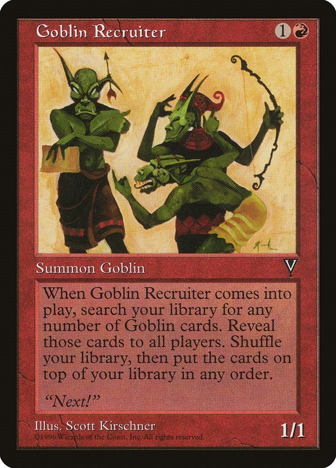 Goblin Recruiter [VIS] - MTG Single