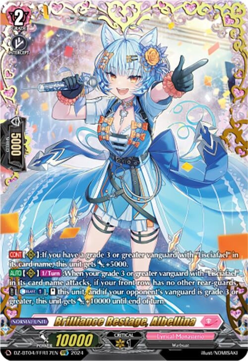 Brilliance Restage Albellina (FFR) (417) [DZ-BT04] - Cardfight Vanguard Single