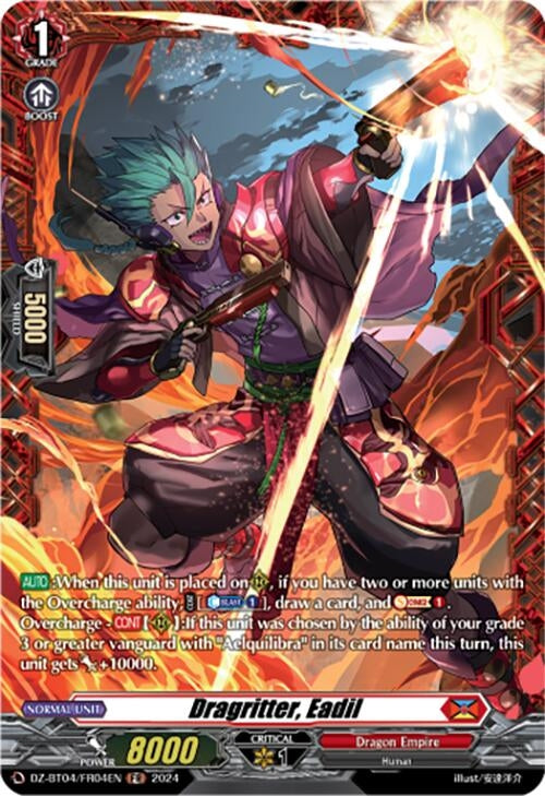 Dragritter Eadil (FR) (404) [DZ-BT04] - Cardfight Vanguard Single