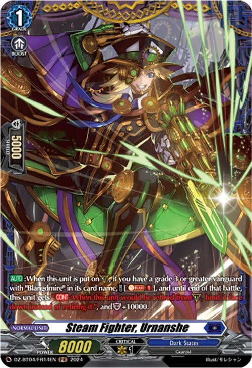 Steam Fighter Urnanshe (FR) (414) [DZ-BT04] - Cardfight Vanguard Single
