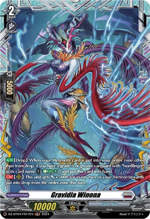 Gravidia Winona (FR) (417) [DZ-BT04] - Cardfight Vanguard Single