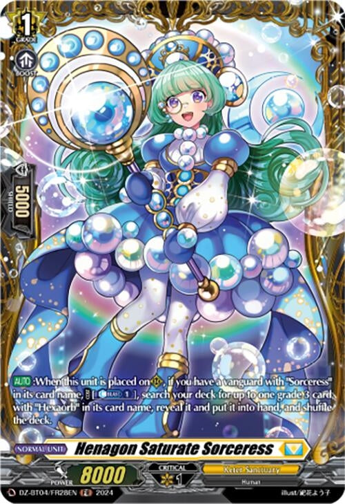Henagon Saturate Sorceress (FR) (428) [DZ-BT04] - Cardfight Vanguard Single