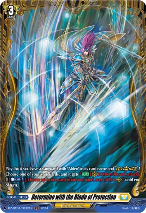 Determine with the Blade of Protection (FR) (432) [DZ-BT04] - Cardfight Vanguard Single