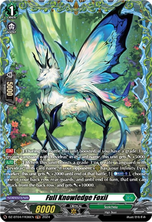 Full Knowledge Foxil (FR) (436) [DZ-BT04] - Cardfight Vanguard Single
