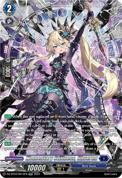 Momentary Stillness Shueren (SR) (412) [DZ-BT04] - Cardfight Vanguard Single