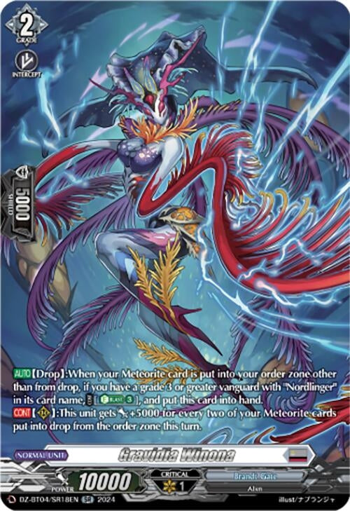 Gravidia Winona (SR) (418) [DZ-BT04] - Cardfight Vanguard Single