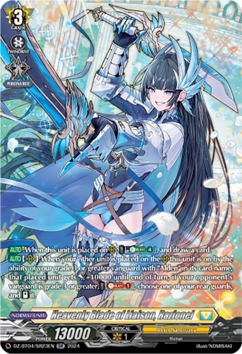 Heavenly Blade of Liaison Razionel (SR) (423) [DZ-BT04] - Cardfight Vanguard Single