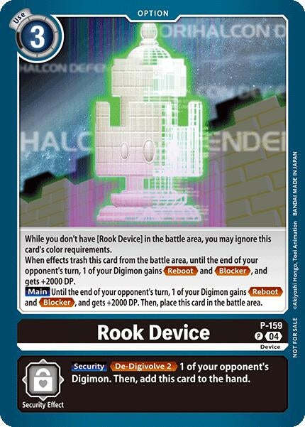 Rook Device (Store Tournament 2024 Oct. - Dec. Participation Pack) (159) [D-PR] - Digimon Card Game Single