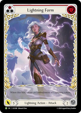 Lightning Form (Red) - LGS308 (308) [PR] - Flesh and Blood TCG Single