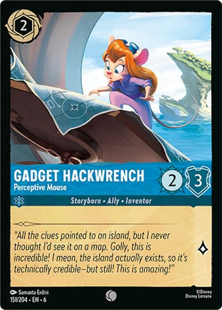 Gadget Hackwrench - Perceptive Mouse (151) (6) - Disney Lorcana Single