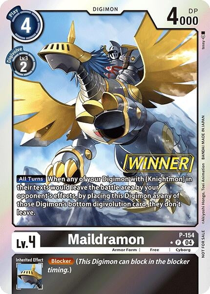 Maildramon (Store Tournament 2024 Oct. - Dec. Winner Pack) (154) [D-PR] - Digimon Card Game Single