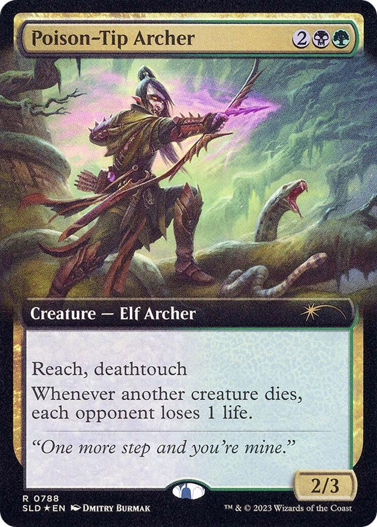 Poison-Tip Archer (Extended Art) (788) [SLD] - MTG Single