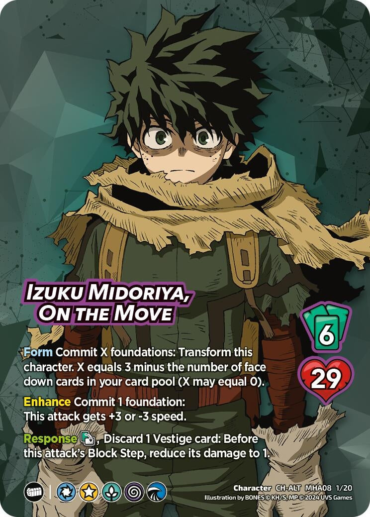 Izuku Midoriya On the Move (Alternate Art) (8120) [DHA] - UniVersus Single