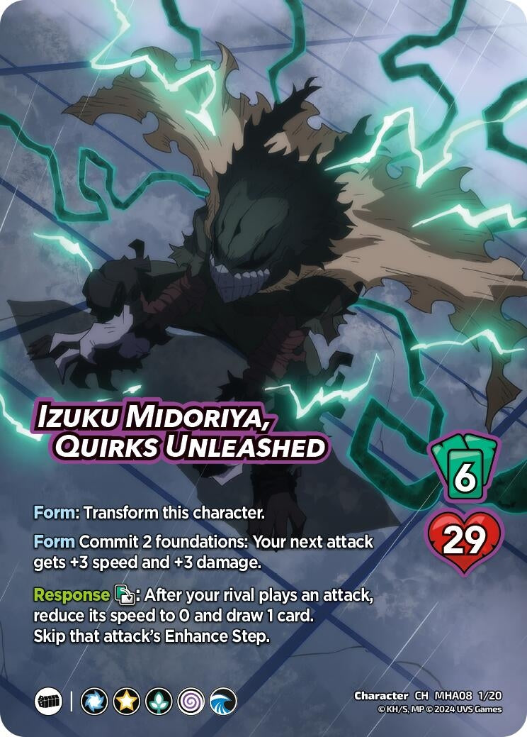 Izuku Midoriya Quirks Unleashed (8120) [DHA] - UniVersus Single