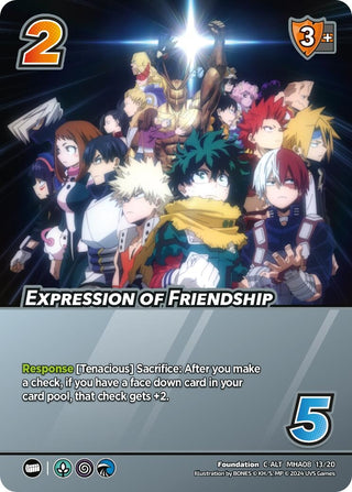 Expression of Friendship (Alternate Art) (81320) [DHA] - UniVersus Single
