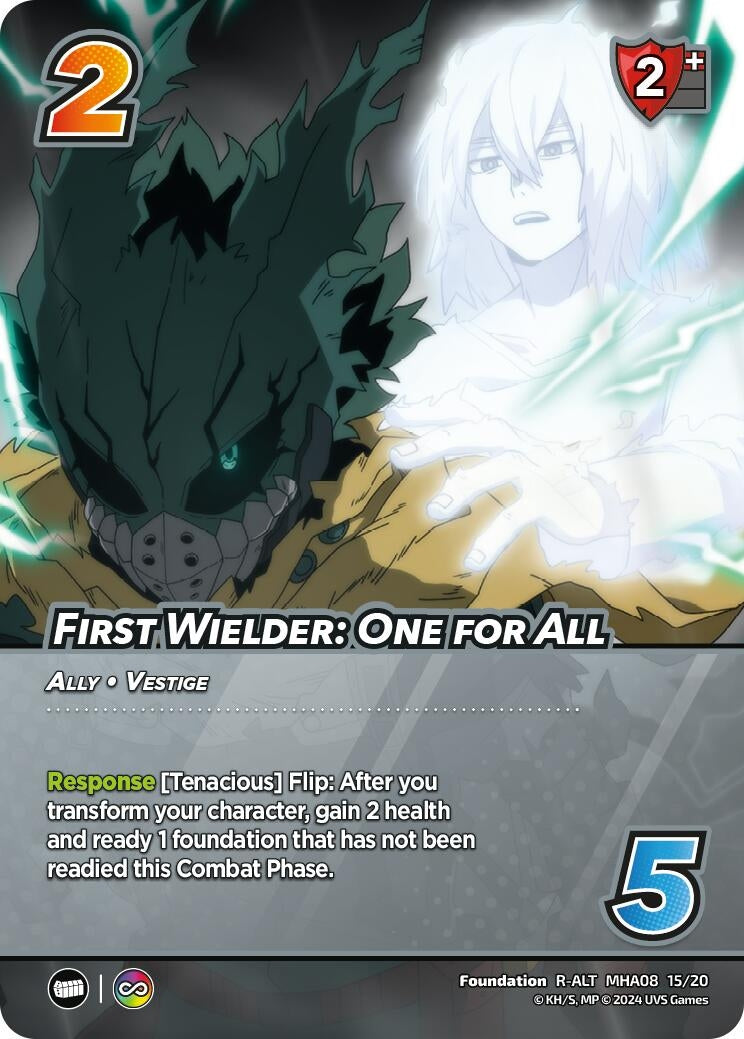 First Wielder: One for All (Alternate Art) (81520) [DHA] - UniVersus Single