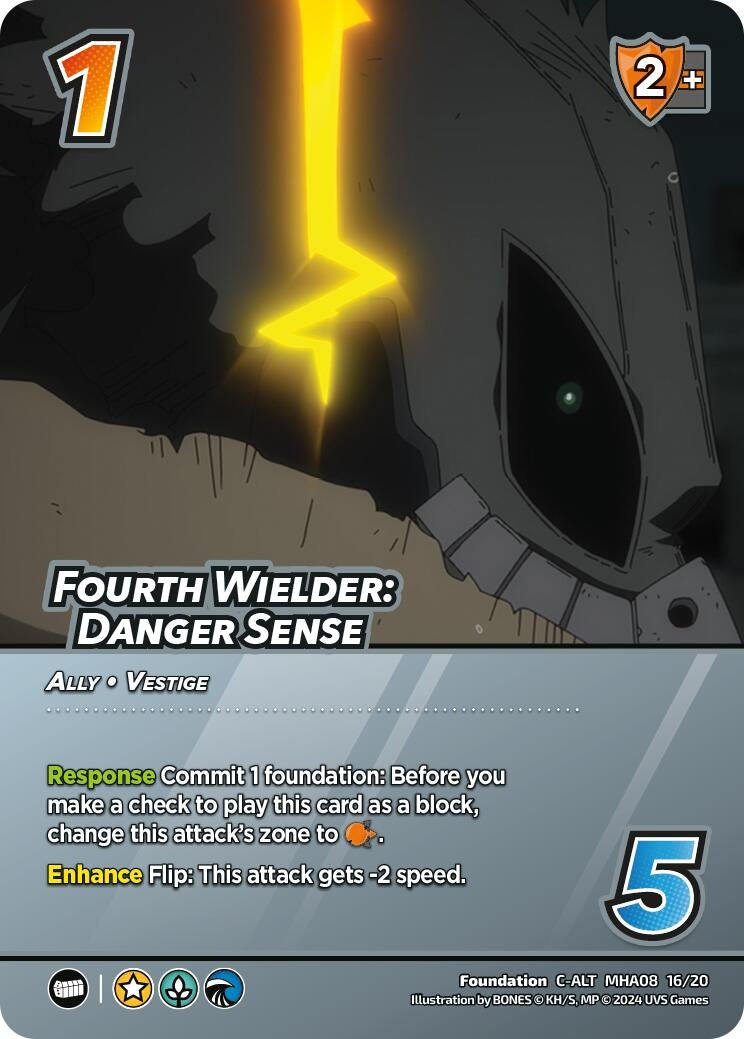 Fourth Wielder: Danger Sense (Alternate Art) (81620) [DHA] - UniVersus Single