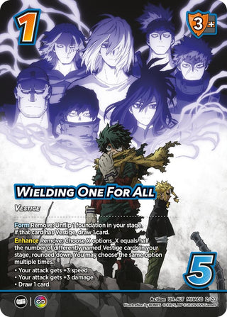 Wielding One For All (Alternate Art) (8220) [DHA] - UniVersus Single