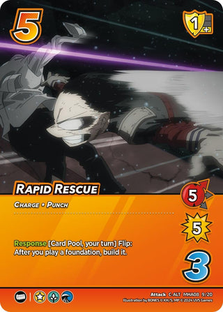 Rapid Rescue (Alternate Art) (8920) [DHA] - UniVersus Single