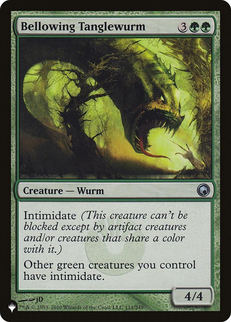 Bellowing Tanglewurm (111) [LIST] - MTG Single