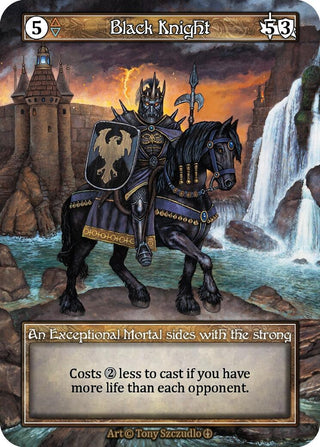Black Knight (Foil) [ART] - Sorcery: Contested Realm Single