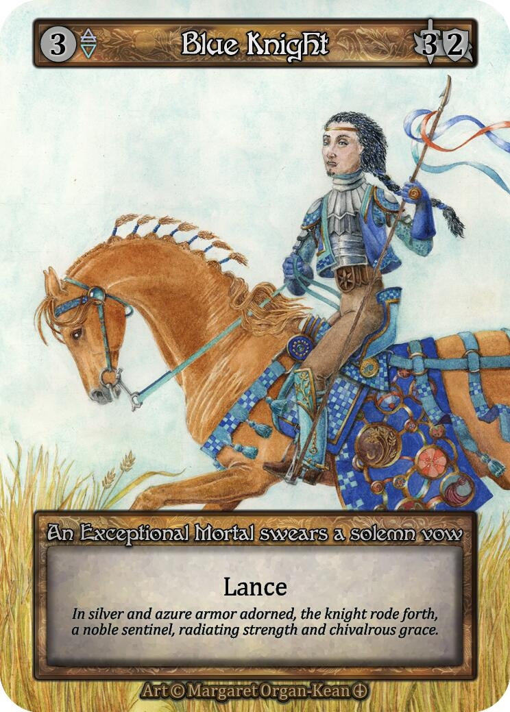 Blue Knight [ART] - Sorcery: Contested Realm Single