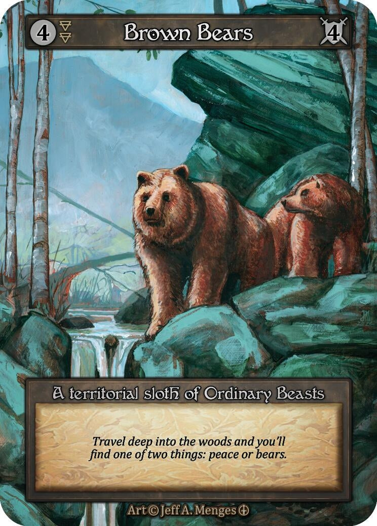 Brown Bears [ART] - Sorcery: Contested Realm Single