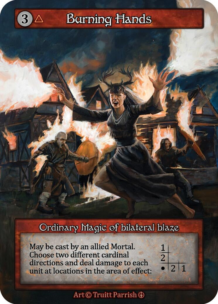 Burning Hands [ART] - Sorcery: Contested Realm Single