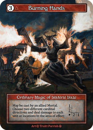 Burning Hands (Foil) [ART] - Sorcery: Contested Realm Single