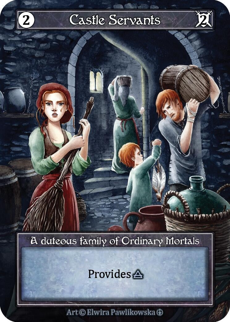 Castle Servants (Foil) [ART] - Sorcery: Contested Realm Single