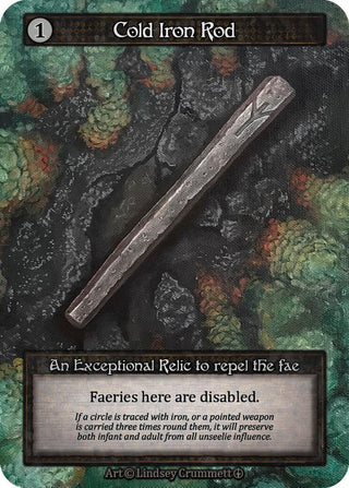 Cold Iron Rod [ART] - Sorcery: Contested Realm Single