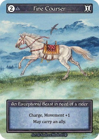 Fine Courser (Foil) [ART] - Sorcery: Contested Realm Single
