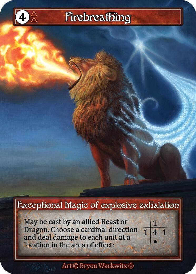 Firebreathing (Foil) [ART] - Sorcery: Contested Realm Single