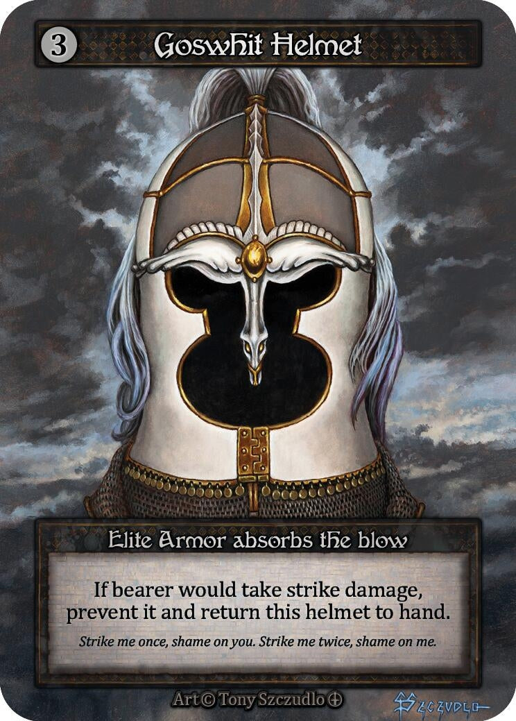 Goswhit Helmet [ART] - Sorcery: Contested Realm Single
