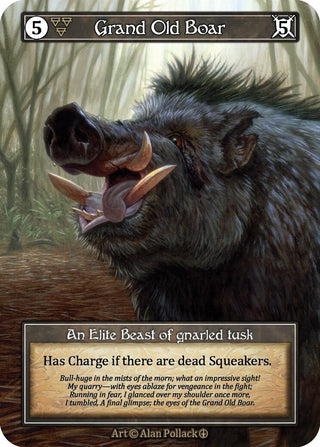 Grand Old Boar (Foil) [ART] - Sorcery: Contested Realm Single