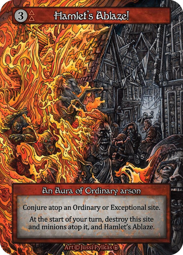 Hamlet’s Ablaze! [ART] - Sorcery: Contested Realm Single