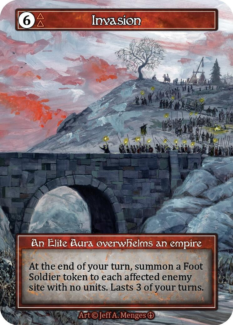 Invasion (Foil) [ART] - Sorcery: Contested Realm Single