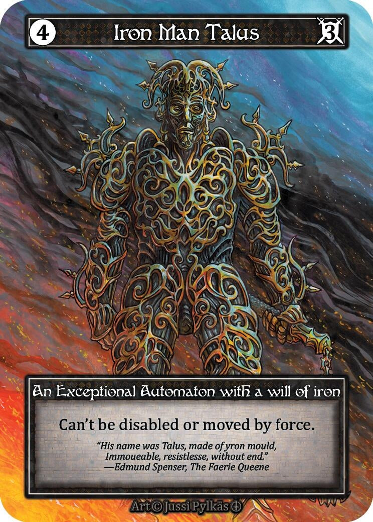 Iron Man Talus (Foil) [ART] - Sorcery: Contested Realm Single