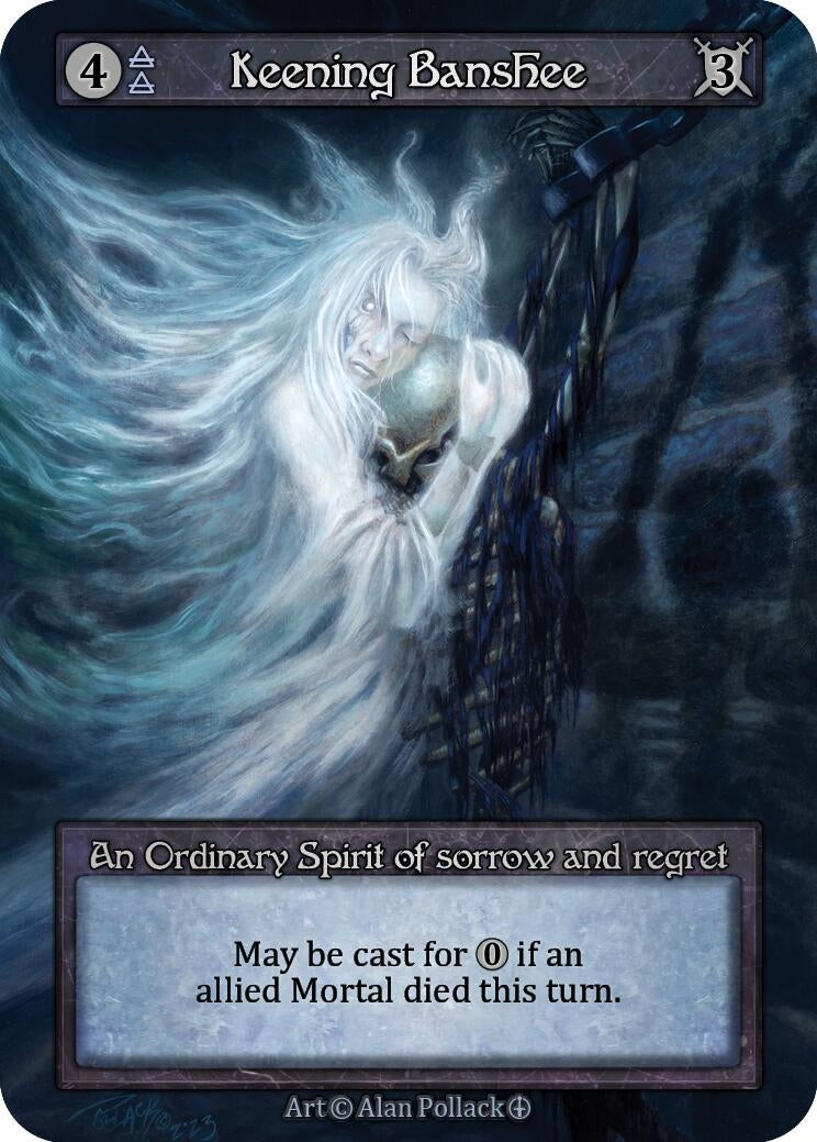 Keening Banshee [ART] - Sorcery: Contested Realm Single