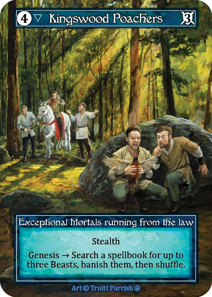 Kingswood Poachers (Foil) [ART] - Sorcery: Contested Realm Single