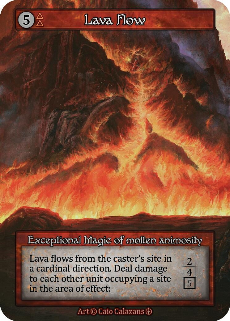 Lava Flow [ART] - Sorcery: Contested Realm Single
