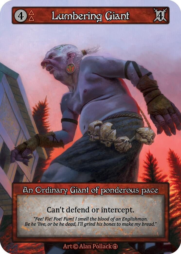 Lumbering Giant [ART] - Sorcery: Contested Realm Single