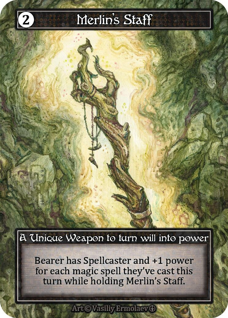 Merlin’s Staff (Foil) [ART] - Sorcery: Contested Realm Single