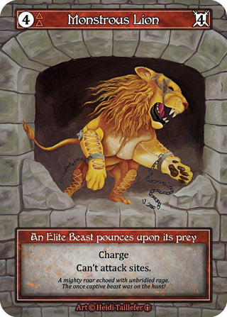 Monstrous Lion (Foil) [ART] - Sorcery: Contested Realm Single