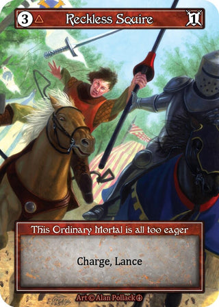 Reckless Squire (Foil) [ART] - Sorcery: Contested Realm Single