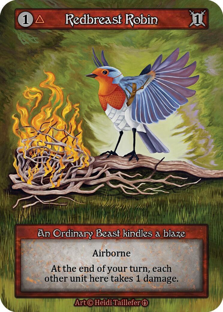 Redbreast Robin [ART] - Sorcery: Contested Realm Single
