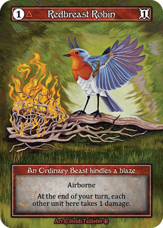 Redbreast Robin (Foil) [ART] - Sorcery: Contested Realm Single